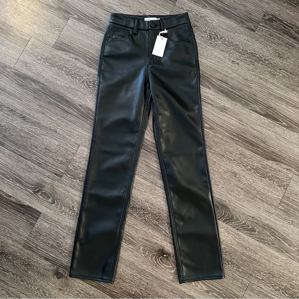 Good American Better Than Leather Pants New